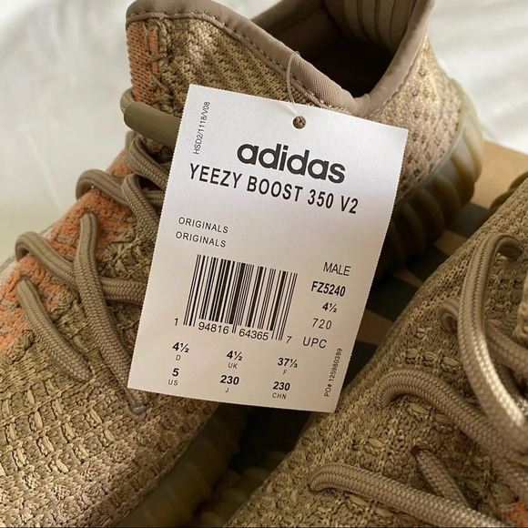 🆕 DS Yeezy Boost 350 V2 Sand Taupe - Picture 3 of 5